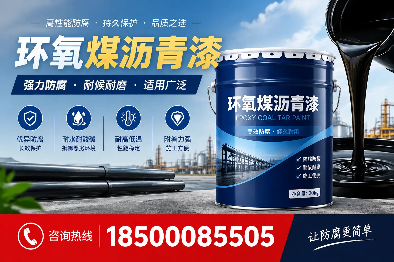 环氧煤沥青漆在不同气候条件下的表现分析，昆玉适用性