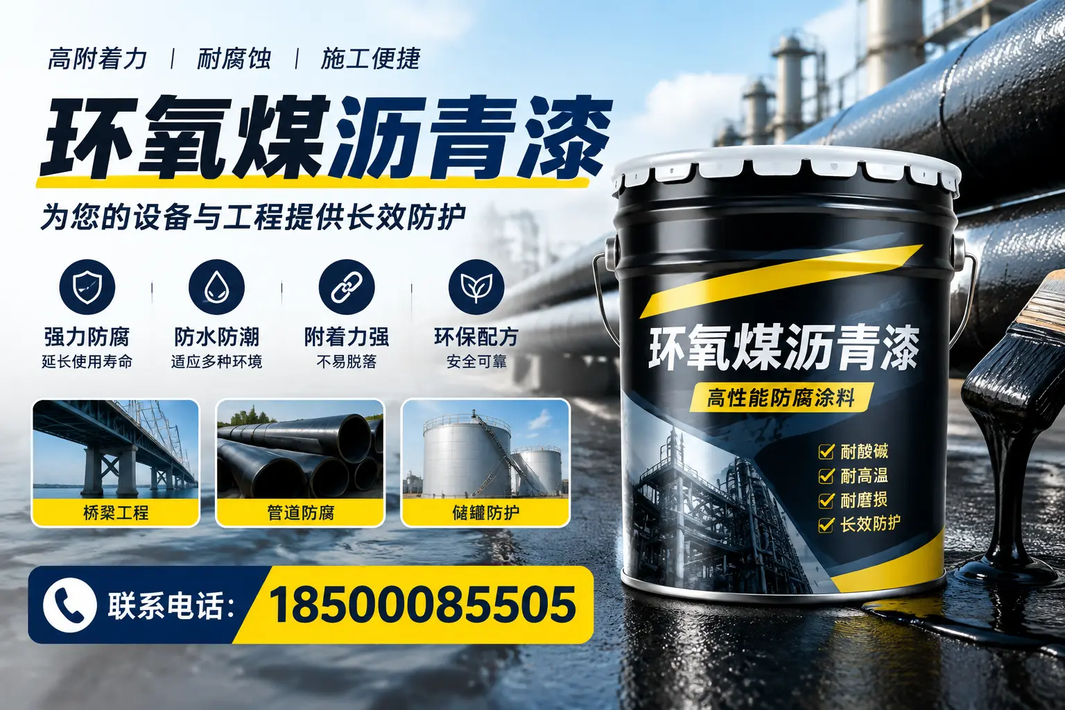 环氧煤沥青漆与其他涂料的对比分析，助力昆玉企业决策